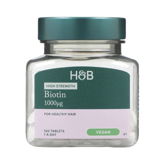 Biotin 1000mcg tabletter 120 st | Holland & Barrett – Holland & Barrett förpackning