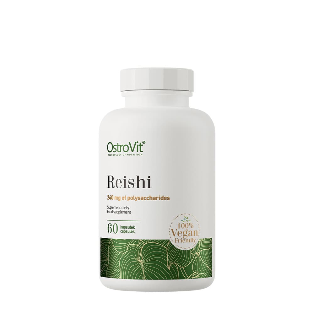 OstroVit Reishi Mushroom 600mg - 60 Kapslar – OstroVit förpackning