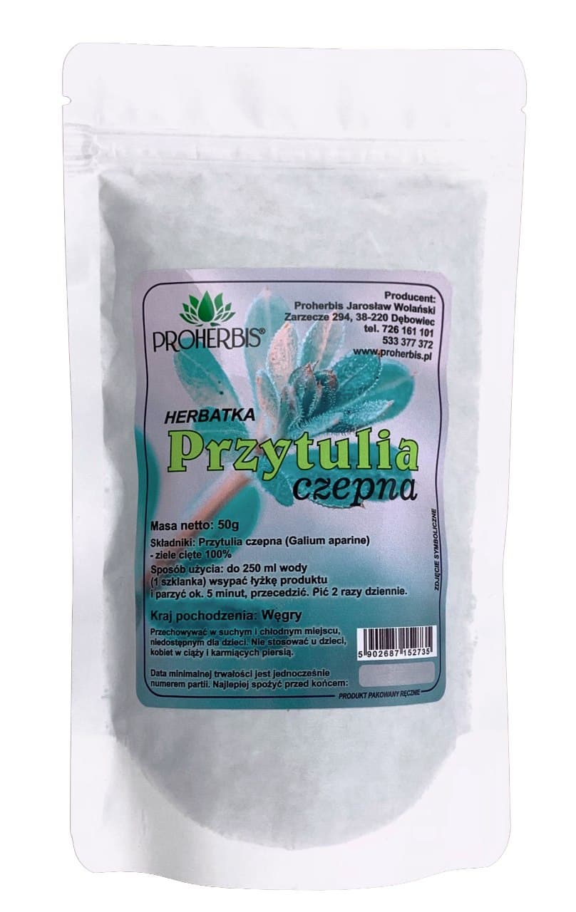 Proherbis - Cleavers Herb Tea - 50g – Proherbis förpackning