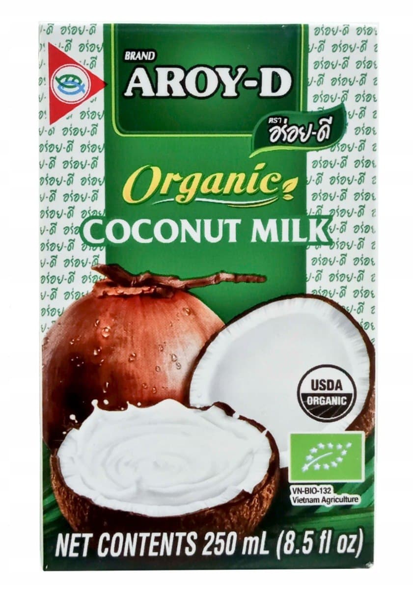 AROY-D BIO Mleczko coconut milk 250 ml | KK – AROY-D packaging