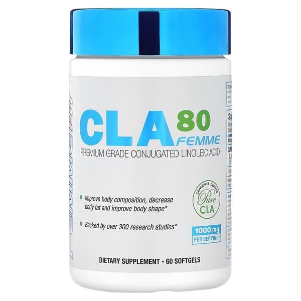 Allmax Nutrition CLA 80 Femme 1000 mg - 60 mjuka kapslar – Allmax förpackning