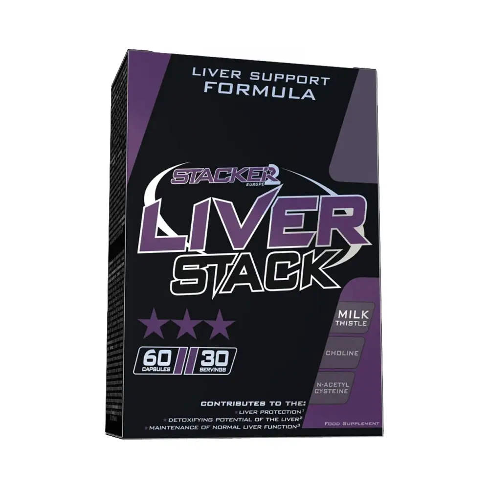 Stacker2 Liver Stack - Naturligt leverstöd, 60 veganska kapslar