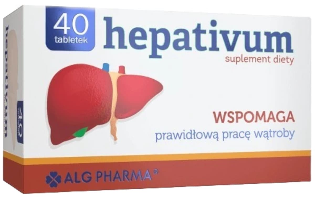 Alg Pharma Hepativum 40 tabletter – Alg Pharma embalagem