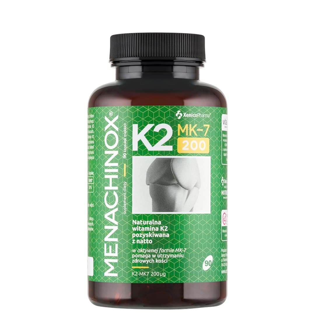 XENICO PHARMA - Menachinox K2 MK-7 200mcg – XENICO PHARMA förpackning