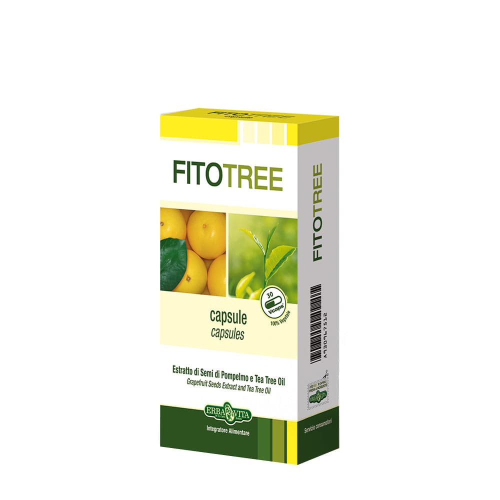 Erba Vita - E. Fitotree Caps - 30 kapslar – Erba Vita förpackning