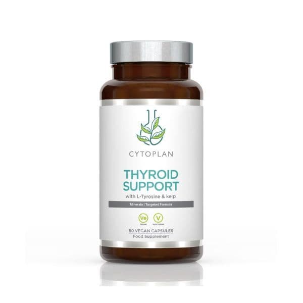 Cytoplan Thyroid Support 60 vegetariska kapslar – Cytoplan förpackning