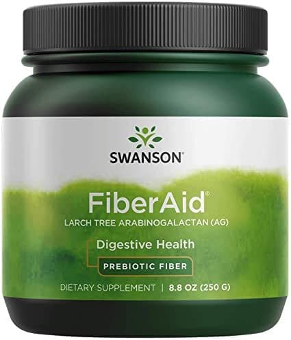 Swanson FiberAid® Lärklöv Arabinogalaktan 250g – Swanson förpackning