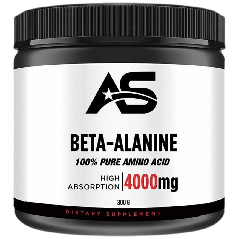 AS - Beta-Alanine - 300g pulver – American Supps förpackning