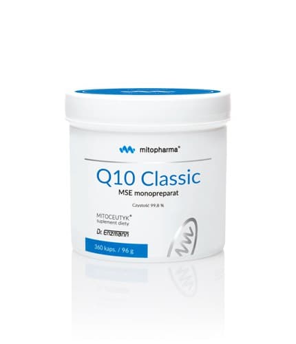 Mitopharma Q10 Classic Mse Monopreparate 100 mg, 360 kapslar | Dr. Enzmann – mitopharma förpackning