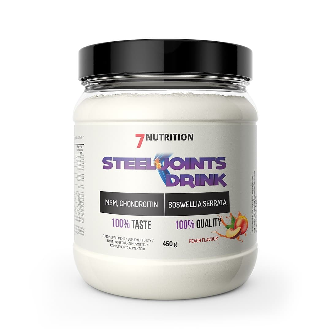 7Nutrition - Steel Joints Drink - Ledstöd - 450g – 7 Nutrition förpackning