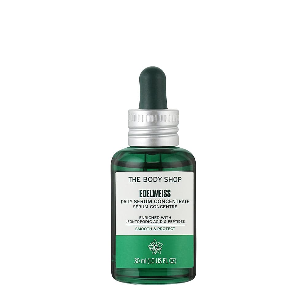The Body Shop - Edelweiss Daily Serum Concentrate – The Body Shop förpackning