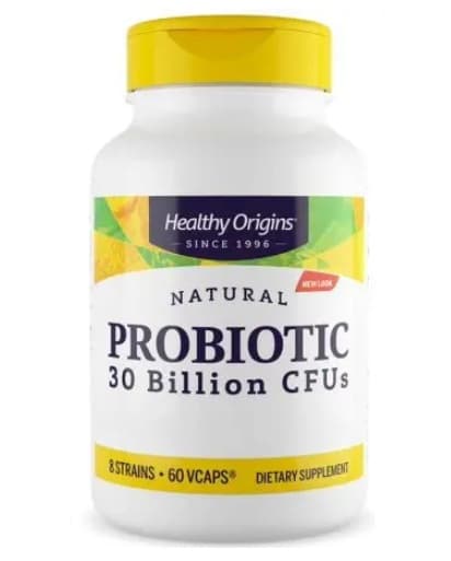 Healthy Origins - Probiotic 30 Billion Cfu - 60 kapslar – Healthy Origins förpackning