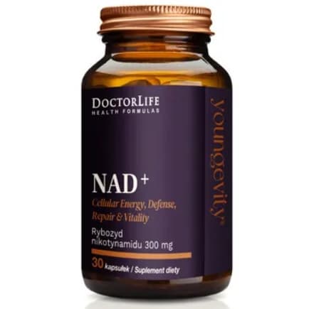 Doctor Life NAD+ Ribozyd Nikotinamid 30 Kapseln – Doctor Life Verpackung
