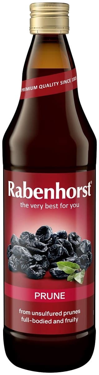 Rabenhorst - Plommonjuice - 750ml – Rabenhorst förpackning