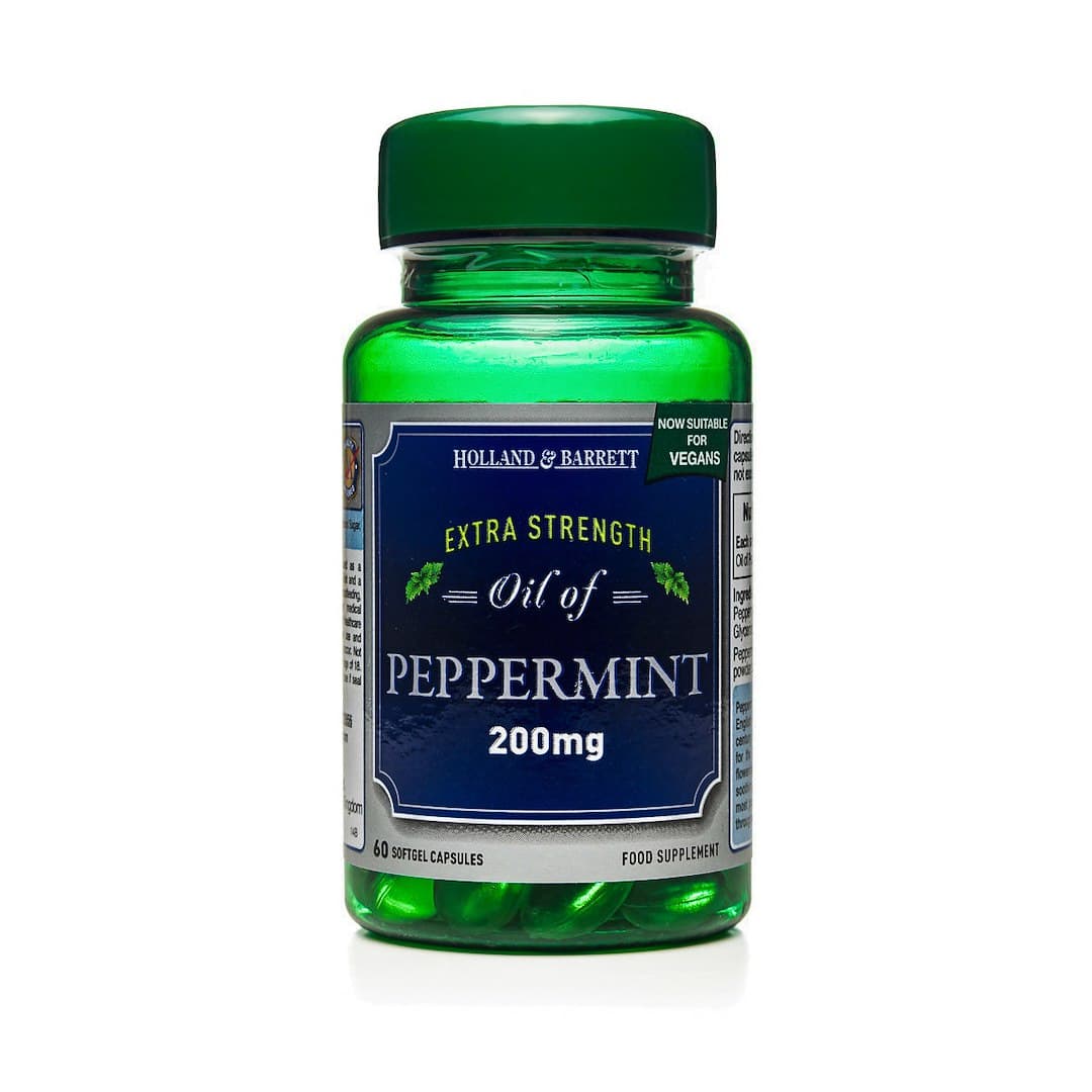 Holland & Barrett Pfefferminzöl 200mg 60 Kapseln