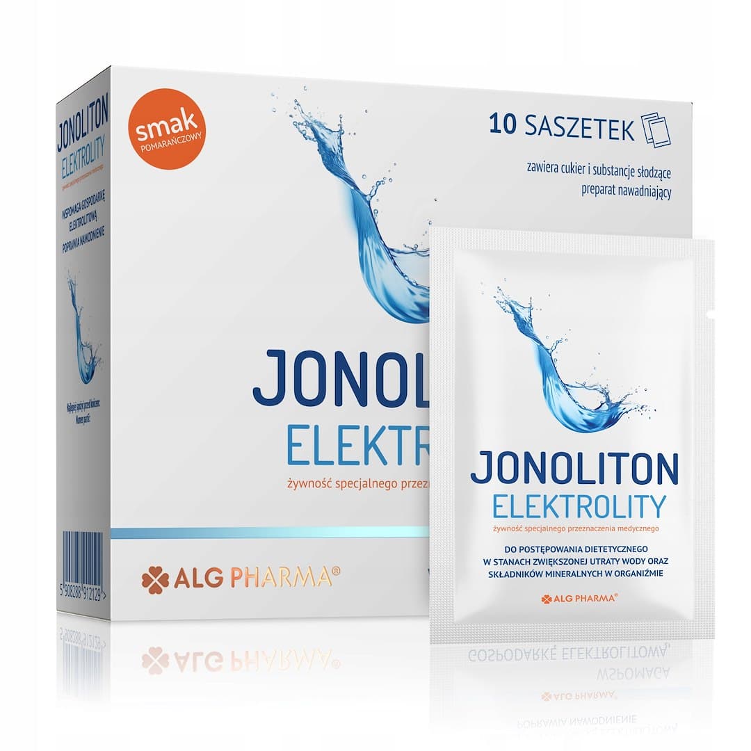 Alg Pharma JONOLITON elektrolity 10 påsar apelsinsmak