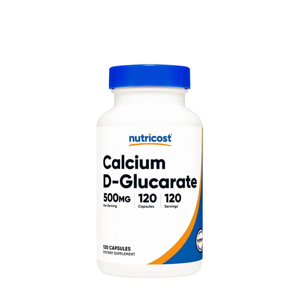 Nutricost Calcium D-Glucarate 500 mg - 120 kapslar – Nutricost förpackning