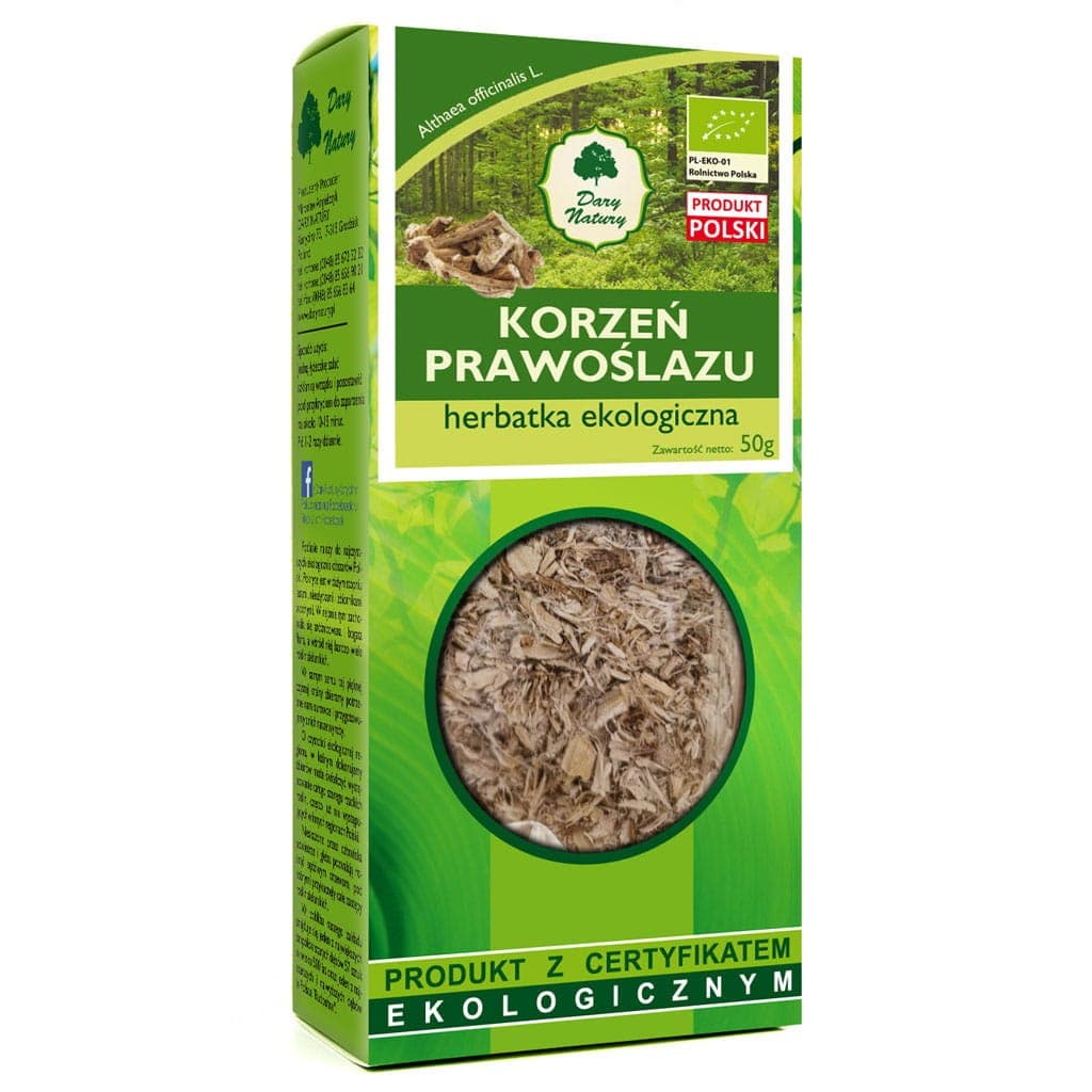 Dary Natury - Marshmallow Root Organic 50g – Dary Natury förpackning