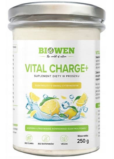 Biowen - Organic Electrolytes Citronsmak 250g