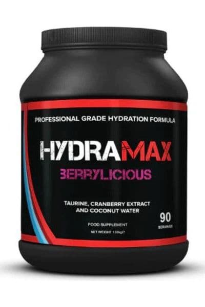 Strom Sports Hydramax - Elektrolytvätska i Pulverform 1080g – Strom Sports förpackning