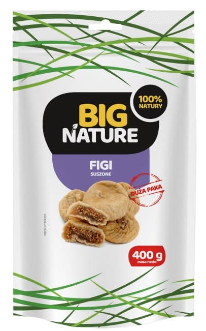 Big Nature - Torkade Fikon - 400g – Big Nature förpackning