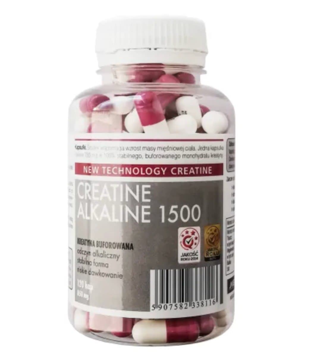 Megabol Creatine Alkaline 1500 120 kapslar – Megabol förpackning