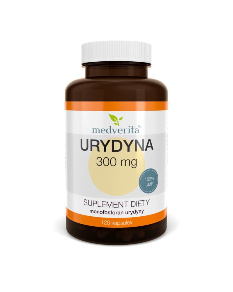 Medverita Urydyna 300 mg 120 kapslar – Medverita embalagem