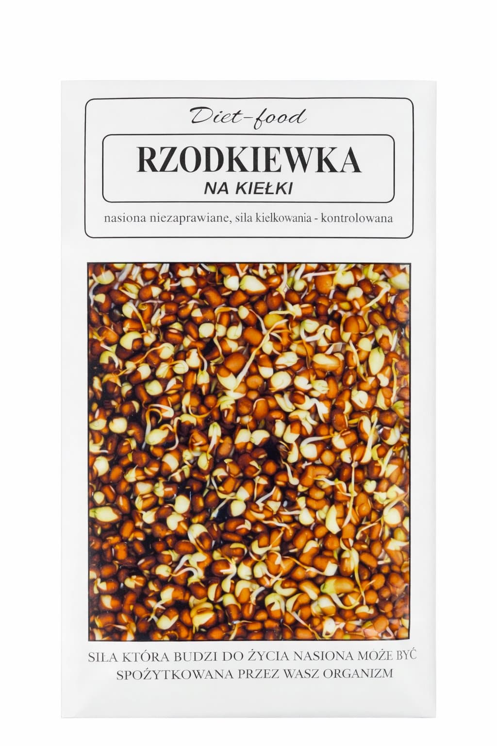 Diet-Food - Rädisskott 80g – Diet-Food förpackning