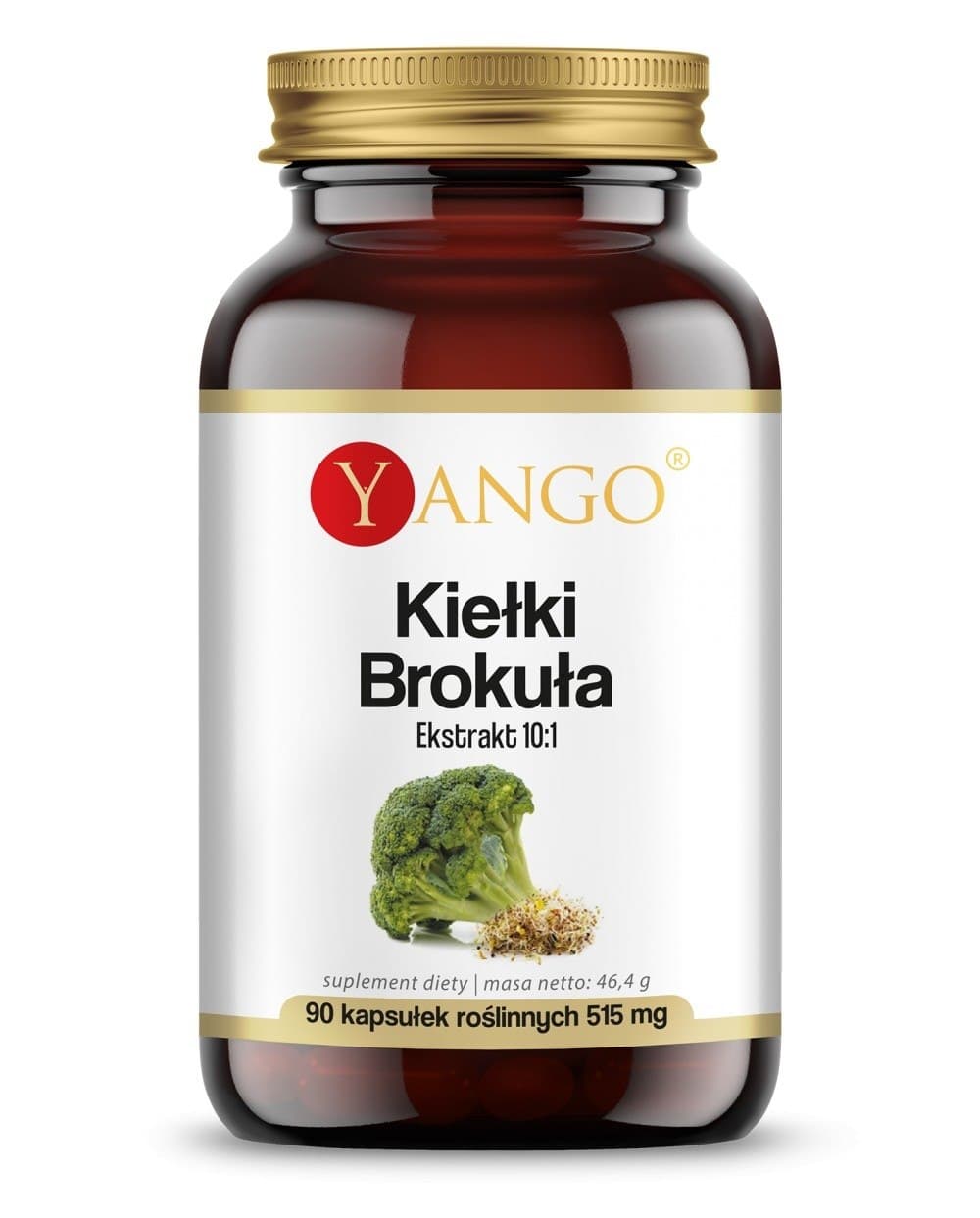 Yango Broccoli Sprouts Extract 10:1 - 120 vegetariska kapslar – Yango förpackning