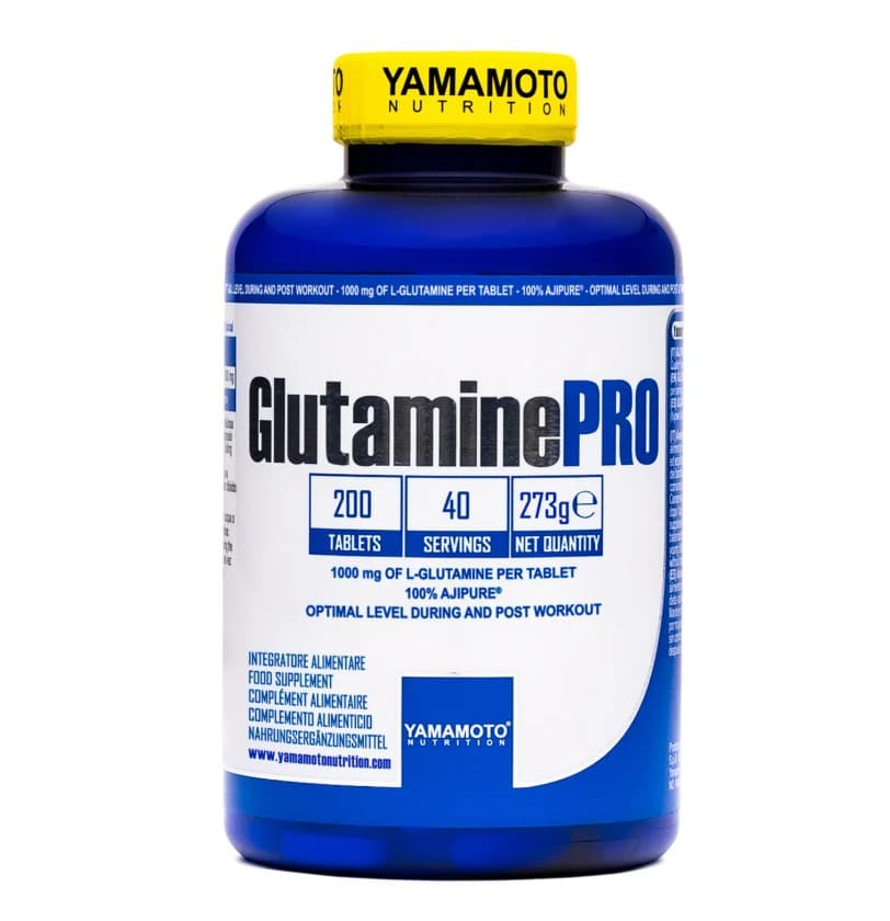 Yamamoto Nutrition - Glutamine Pro 200 tabletter – Yamamoto Research förpackning