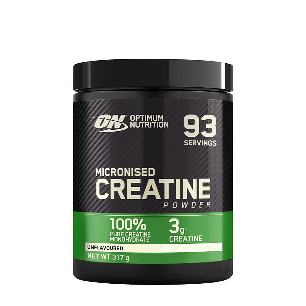 Optimum Nutrition Micronised Creatine Powder 317g – Optimum Nutrition förpackning