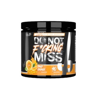 Trained By JP - Do Not F**Cking Miss, Syrlig apelsin - 320g – Trained by JP förpackning