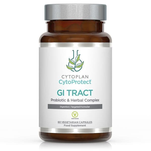 Cytoplan Cytoprotect Gi Tract 60 kapslar – Cytoplan förpackning