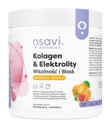 Osavi Collagen And Electrolytes 300 g pulver – Osavi förpackning