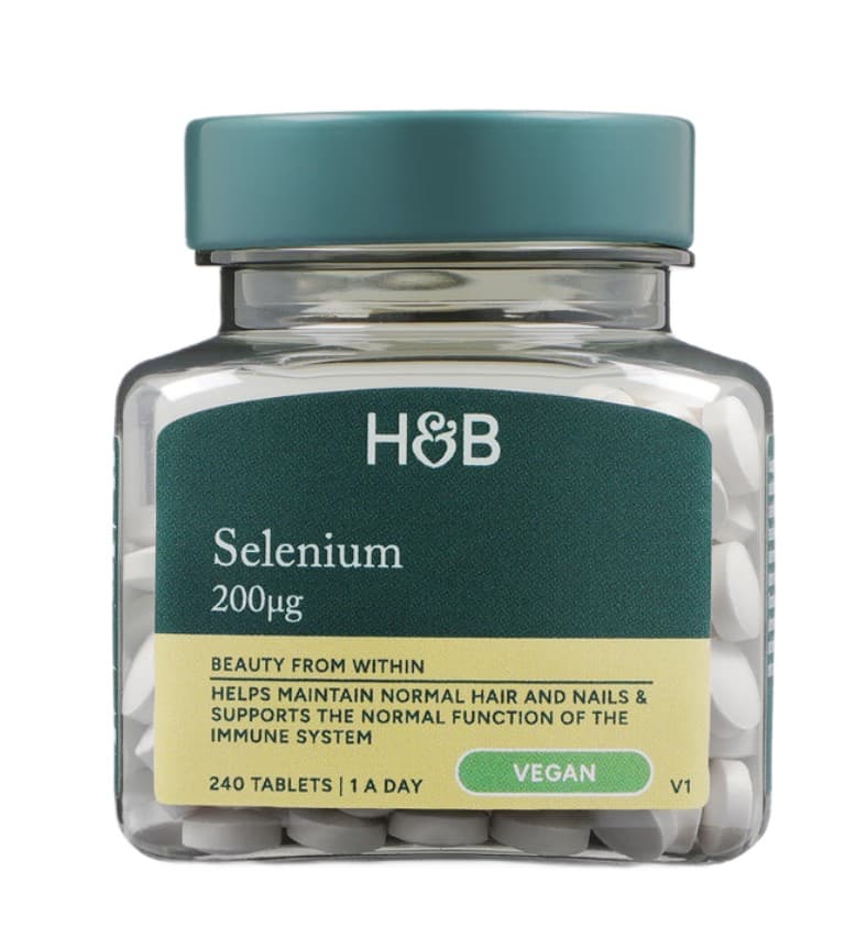 Holland & Barrett Selenium 200μg kapslar – Holland & Barrett förpackning