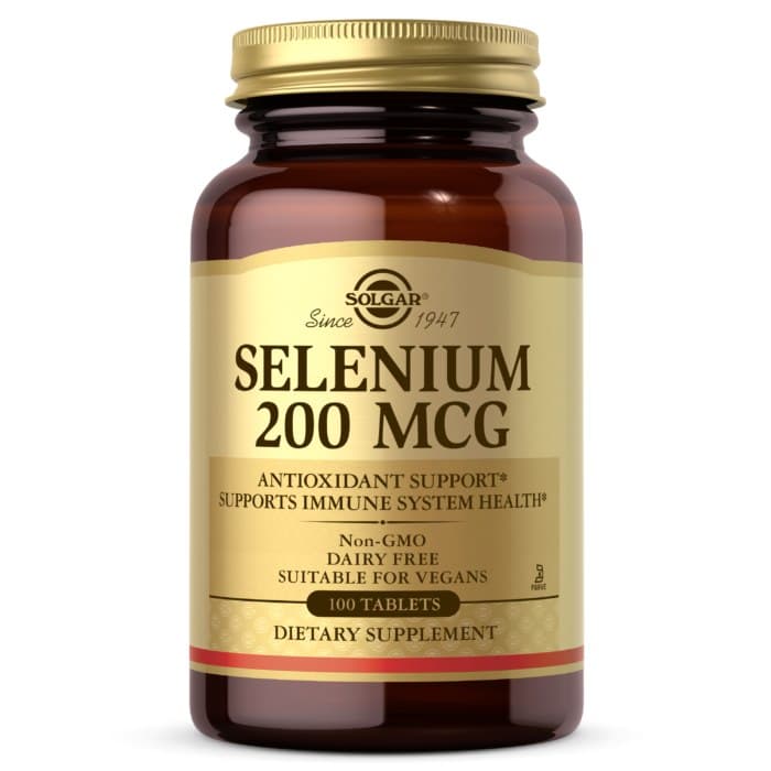 Solgar Selenium 200mcg - 100 tabletter – Solgar förpackning