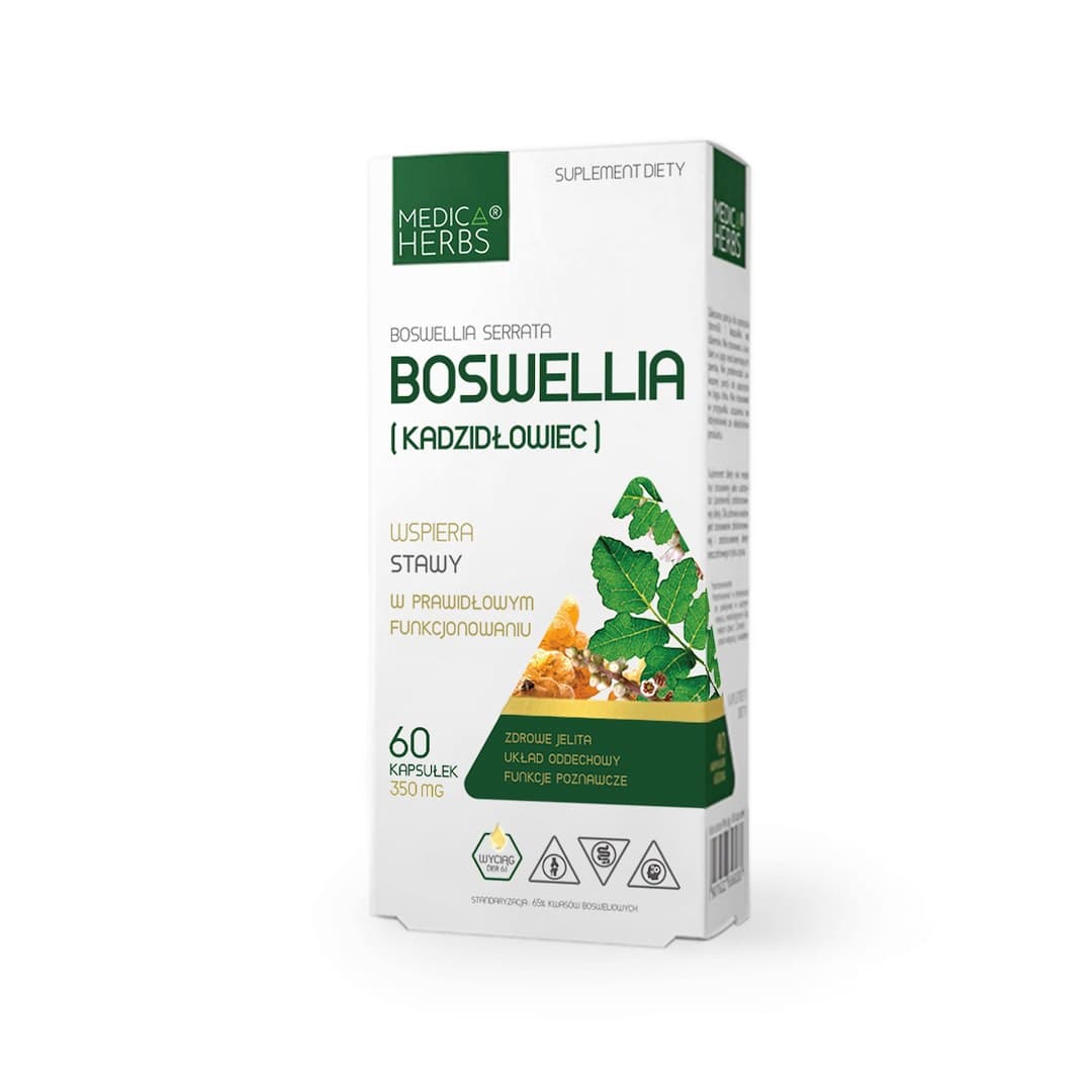 Medica Herbs - Boswellia - 60 kapslar – Medica Herbs förpackning