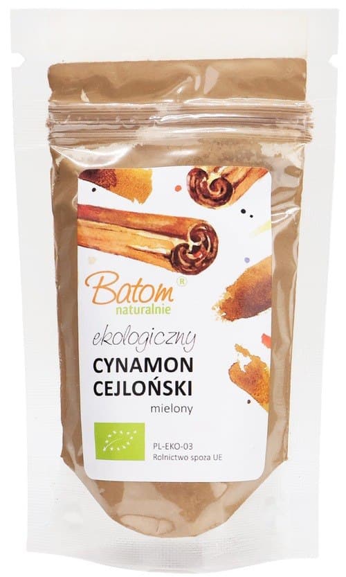 Batón de canela de Ceilán molida BIO 125 g | Bio Planet – Batom empaque