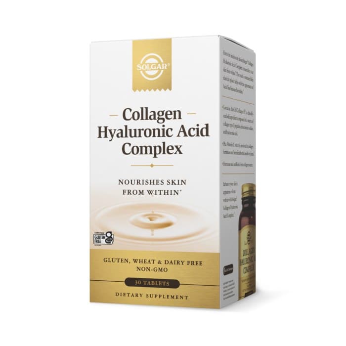 Solgar Collagen Hyaluronic Acid Complex 30 tabletter – Solgar förpackning