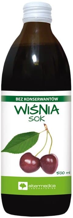Albermedica - Alter Medica - Sour Cherry Juice 500ml – Albermedica förpackning
