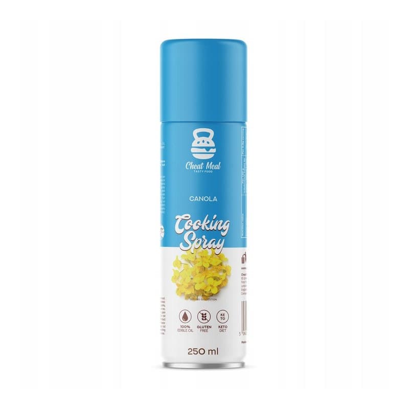 Cheat Meal Cooking Spray Olej Rzepakowy 250 ml – Cheat Meal verpakking