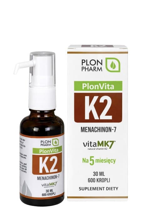 Plon Pharm - Plonvita K2 - 30ml (600 Drops) – Plon Pharm förpackning