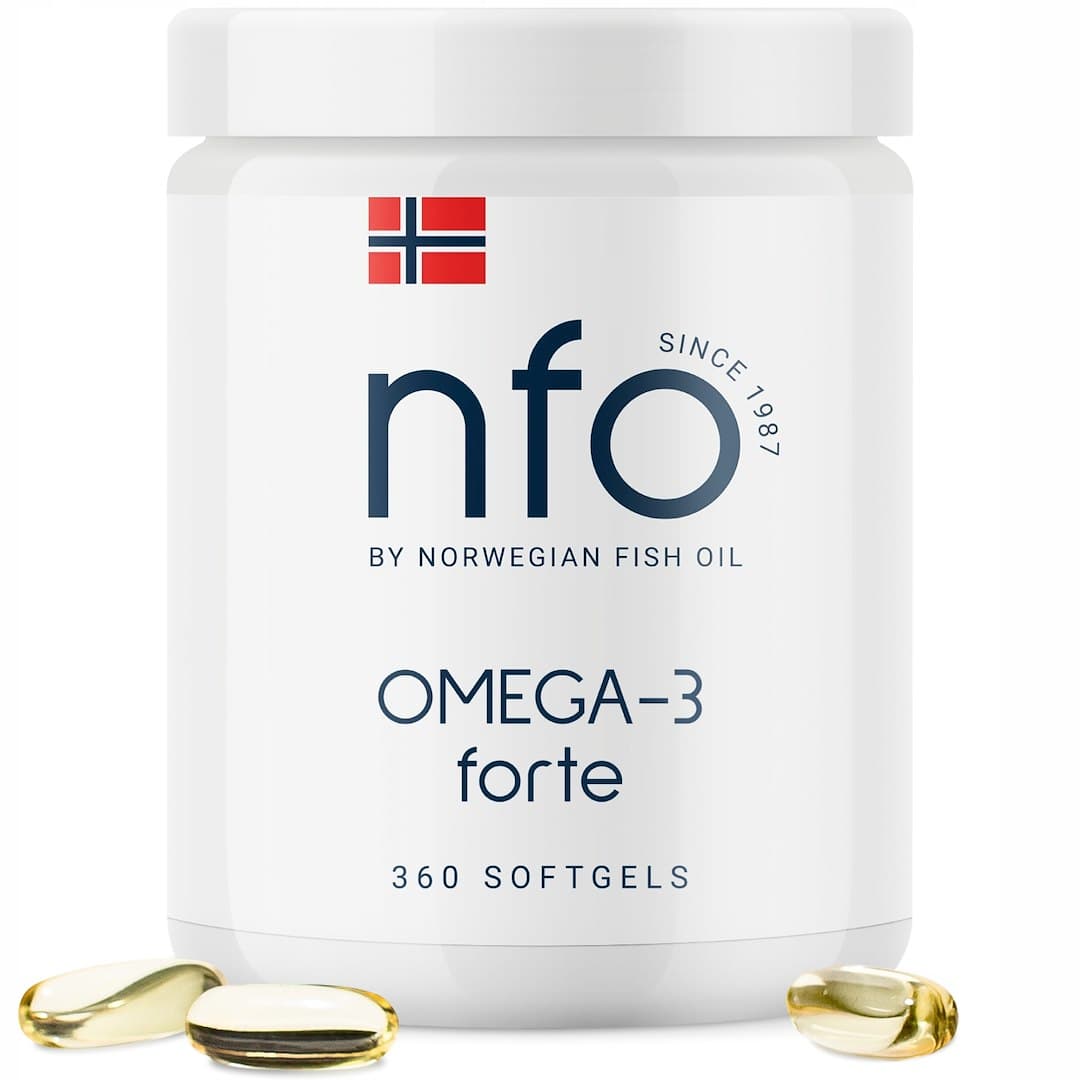 NFO Omega-3 Forte 360 kapslar – NFO förpackning
