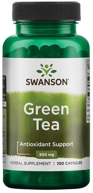 Swanson Green Tea - 500 mg - 100 kapslar – Swanson förpackning