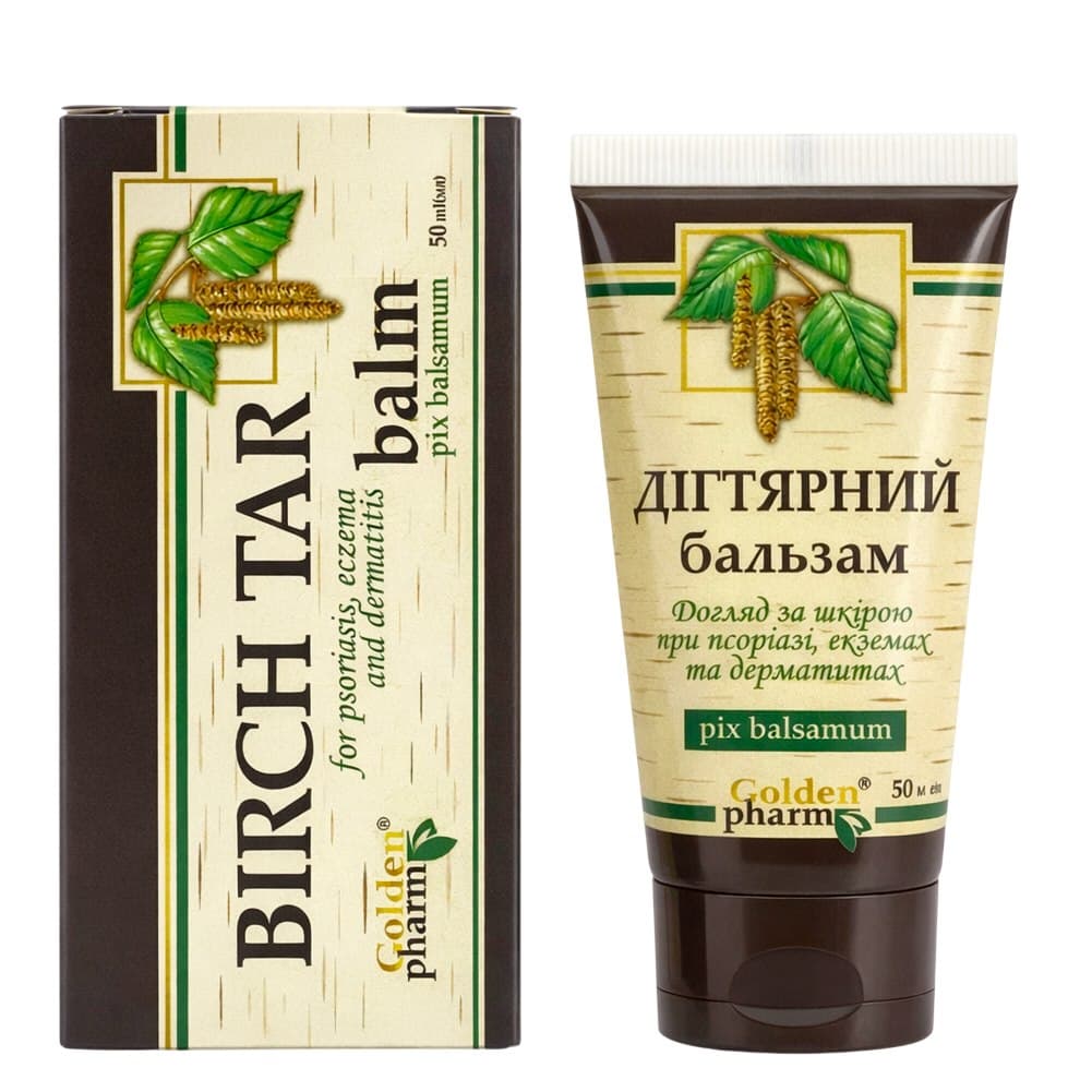 GoldenPharm - Birch Tar Balm - 50ml – Golden Pharm förpackning