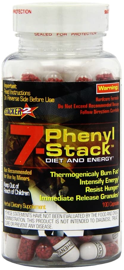 Stacker2 7-Phenyl Stack 100 kapslar – Stacker2 förpackning