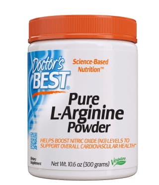 Doctor's Best Pure L-Arginine Powder 300g – Doctor's Best förpackning