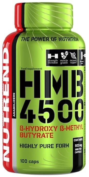 Nutrend - HMB 4500 - 100 kapslar – Nutrend förpackning