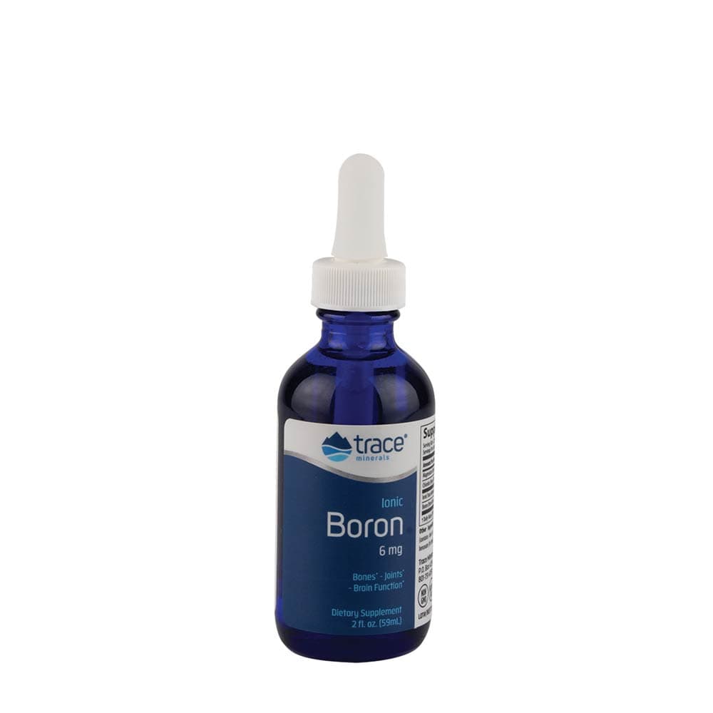 Trace Minerals - Ionic Boron 59 ml flytande mineraltillskott – Trace Minerals förpackning