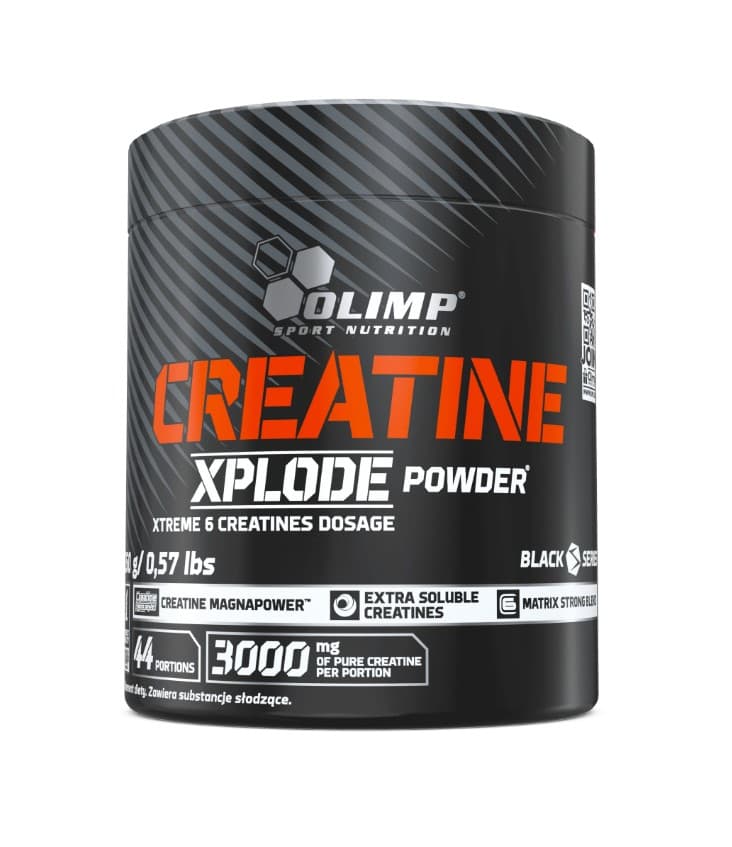 Creatine Xplode, Orange - 260g | Olimp Nutrition – Olimp Labs förpackning
